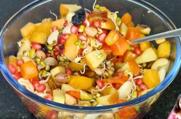 Fruit & Nut Salad Recipe | Weight Loss Salad Recipe |Healthy Weight Loss Salad Recipe |Salad Recipes