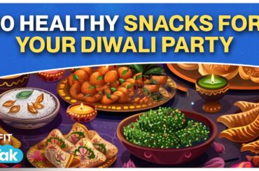 10 Healthy & Easy Diwali Party Snacks | Healthiest Snack Recipe | Diwali Snacks