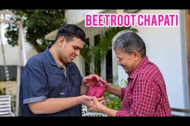 Beetroot chapati / Healthy Breakfast recipes