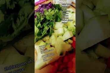 salad  #peanutsauce #foodie #healthylifestyle  #asianfood Asian #recipe #healthy #delicious