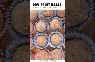 Healthy Dry Fruit Laddu Recipe for Kids | Energy Balls Without Sugar by Little Bellies