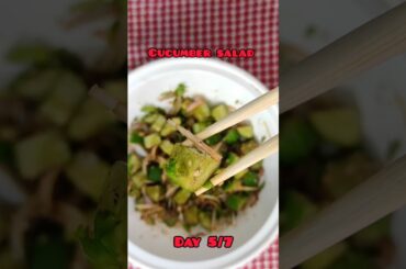 cucumber salad #qucikrecipe #healthysalad #weightlossrecipe #shorts #viralshorts #trendingshorts