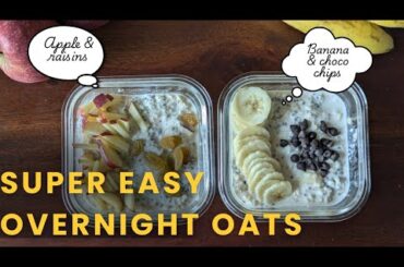 Overnight oats[2 variation ] easy breakfast recipe| weight loss recipe| healthy breakfast ideas