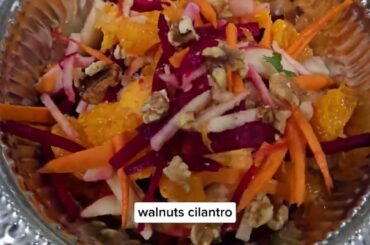 Healthy and easy salad (Read description for full recipes) #shadruchulucolorfullife #food