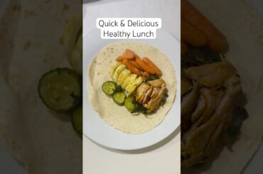 Quick & Delicious Healthy Lunch. #healthylunchideas #healthyfood #healthyeating #healthyrecipes