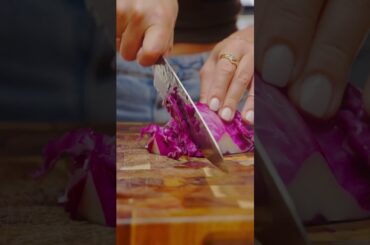 Healthy, easy, + delicious shrimp tacos with mango salsa recipe! #healthyrecipes #tacos #easyrecipe