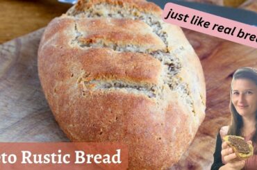 Rustic Bread | keto, flour-free, gluten-free