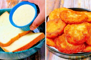 Suji Bread Snacks | Easy Snacks To Make At Home|Leftovers Bread Breakfast Recipe| Tiffin Box Recipe