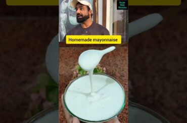 Viral Fitness Coach Nitesh Soni's Homemade Healthy Mayonnaise Recipe #shorts #homemade #recipe