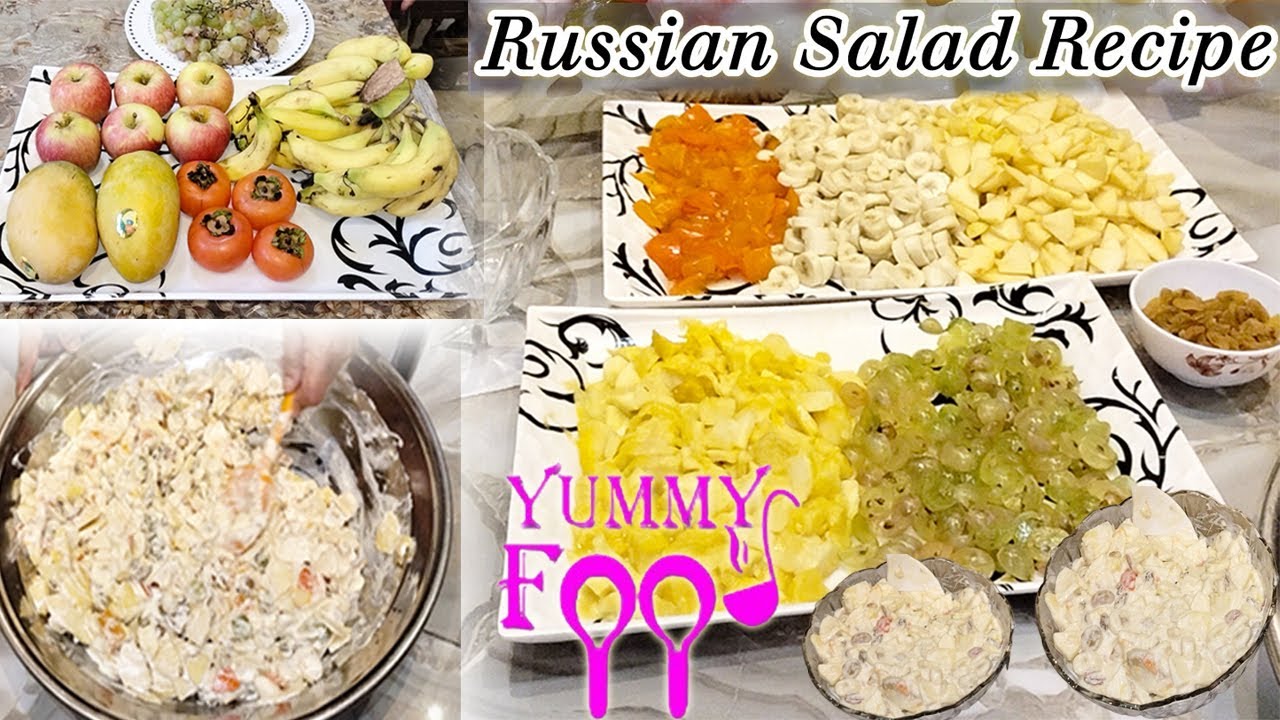 Russian Salad Recipe | Best Healthy Tasty Salad | Best For All Parties | Fruite salad Russian Salad Recipe | Best Healthy Tasty Salad | Best For All Parties | Fruite salad