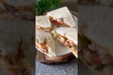 No cook Sandwich recipe | Cold Sandwich recipe | Coleslaw Sandwich | Healthy Sandwich | #shorts