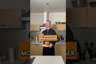 Carnivore Diet Monster Burger #carnivore #carnivorediet #recipe #food #cooking #burger #healthy