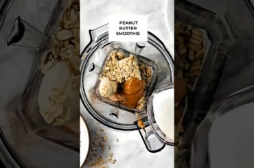 Banana Peanut Butter Smoothie, Healthy Smoothie Recipes For Weight Loss #short