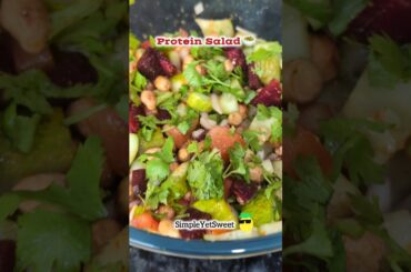 High Protein Salad | Cucumber Salad #recipe #healthy #weightloss #fitness