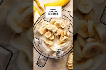 Apple Banana Smoothie || Healthy Drinks || Shorts || Easy & Quick Recipe #short