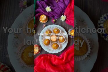 Save This Healthy Motichoor Ladoo Recipe for Festive Treats! | @HealthifyMe  #recipe #shorts