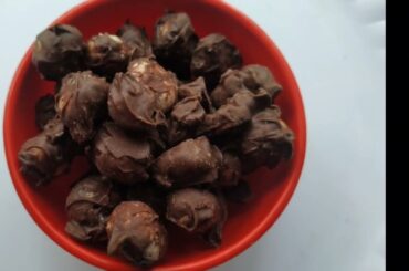 kids healthy tiffin morning breakfast/snacks recipe - Chocolate Makhana