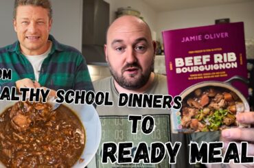 JAMIE OLIVER - From Healthy School Dinners to Ready Meals - Will this BEEF RIB BOURGUIGNON be good ?