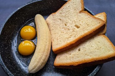 Just 2 Slices of Bread & Eggs Better than Pizza! Healthy Breakfast ideas. Simple Recipes.