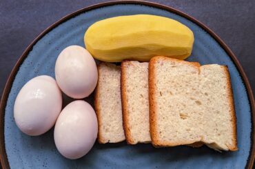 Mix Egg Bread & Potato it’s so Delicious! Easy Healthy Breakfast ideas. Simple ASMR Recipes.