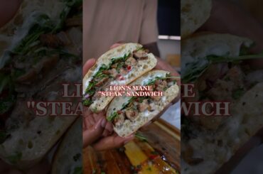 SUCCULENT SANDWICHES EP. 5 - LION’S MANE “STEAK” SANDWICH