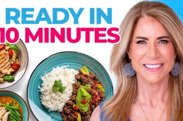 3 Easy HEALTHY Dinner Recipes Anyone Can Make Under 10 MINS