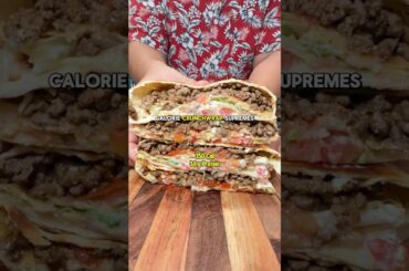 High Protein Crunchwrap Supreme