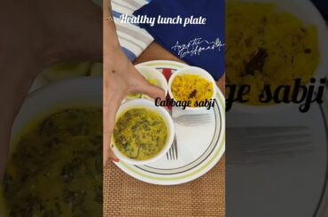 Weight loss healthy lunch plate by a Nutritionist
