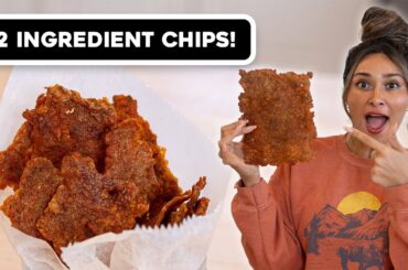 2 Ingredient Chips! Low Carb and Crispy Recipe