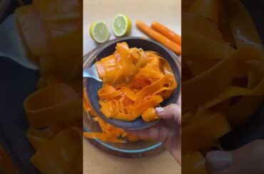 Crispy Carrot Salad - Fresh, Easy & Healthy Recipe!#shortsviral