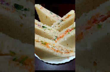 Healthy Vegetable Bread Sandwich Recipe For Weight loss#Viral Shorts#Sandwich Recipe#