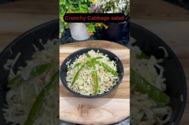 Crunchy cabbage salad|healthy salad #healtyhabits #motivation #shorts #cooking #trending #healthey