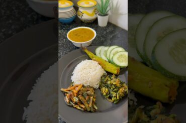 Ghar ka khana - Veg Thali #shorts #youtubeshorts
