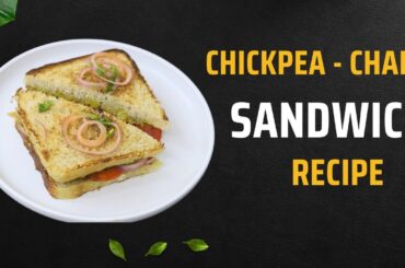 Chickpea Sandwich Recipe - Chana Sandwich  Healthy Falafal Sandwich For Weight Loss | Skinny Recipes