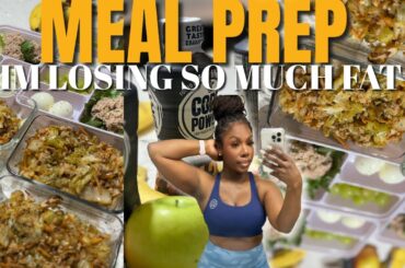 MEAL PREP FOR WEIGHT LOSS! High protein to lose fat and build muscle!