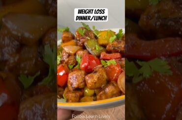 Dinner recipes for weight loss | High Protein Soya Manchurian | Soya Chunks Recipes to Lose Weight