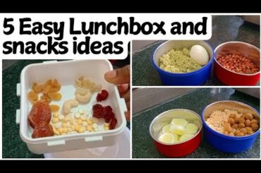 5 Easy one pot rice lunchbox and healthy snacks ideas for school and office