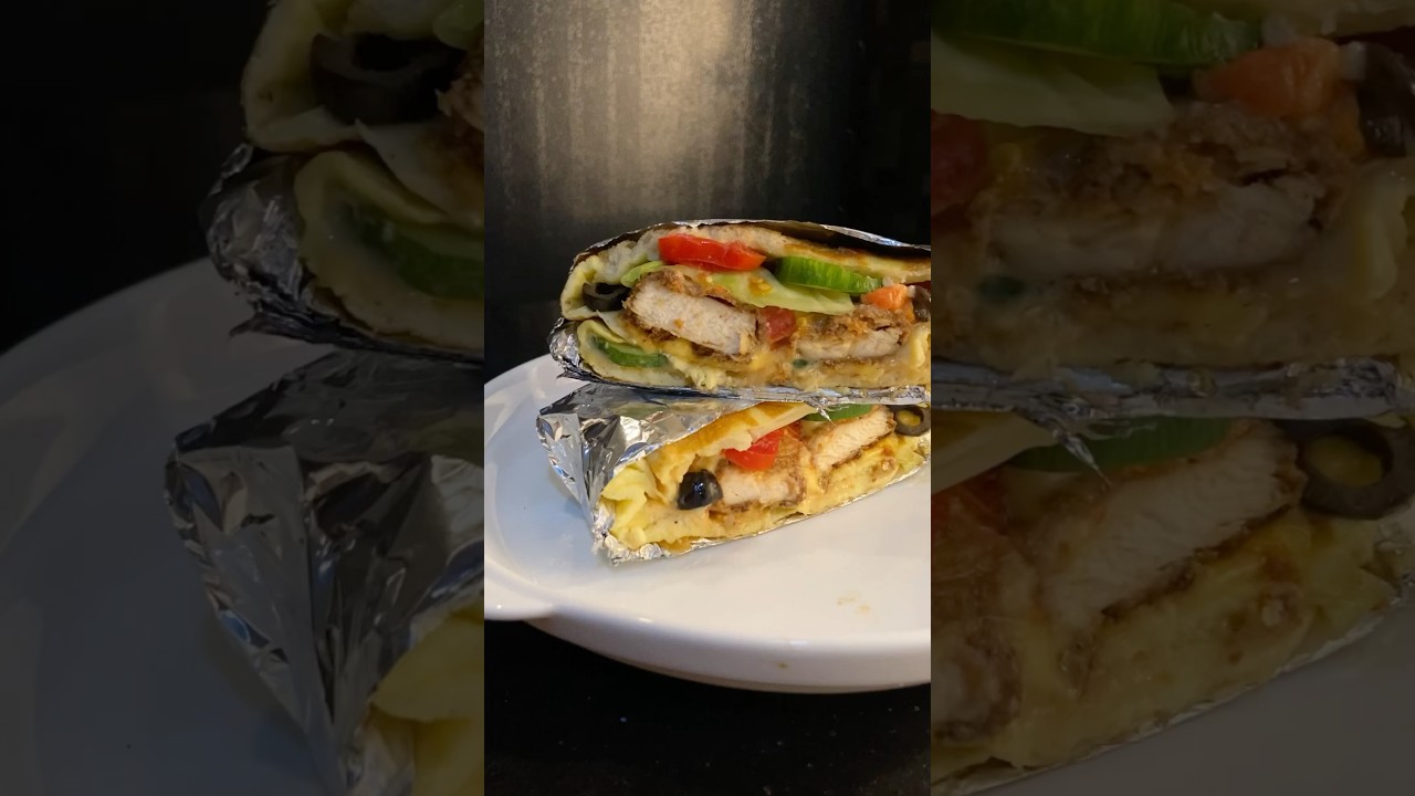 Would You Eat This? Egg Sandwich Loaded with cheese, chicken & healthy vegies #asmr #shorts Would You Eat This? Egg Sandwich Loaded with cheese, chicken & healthy vegies #asmr #shorts