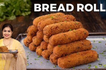 Bread Rolls | Evening Snacks Recipe | Finger Food | Tea Time Snacks | Bread Recipe | Veg Roll