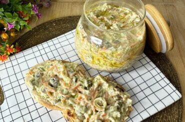 Quick Healthy Breakfast Recipe | Labneh Vegetable Spread Recipe