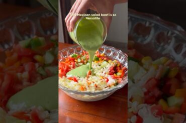 Day 10/30 of easy salad recipes #mexicansalad #greensalad #viral #fitness #salad #recipe #food