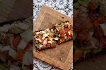 Taco Toast. #healthy #taco #toast