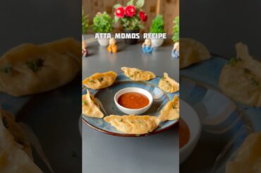 Trending recipe of healthy atta momo #shorts #momos #healthy #snacks #recipe