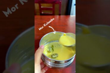 Today’s lunch box recipe: Mor Kulambu with Carrot muttaikose poriyal #shortsfeed #lunchideas #yt