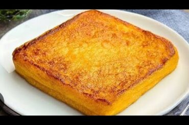 Delicious Milky French Toast Recipe Juicy & tender Honey toast Very Healthy Breakfast.