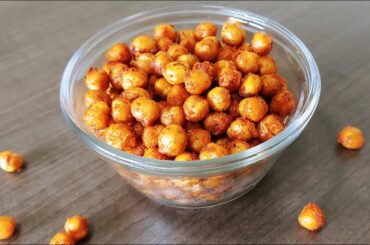 CRUNCHY ROASTED CHICKPEAS SNACK RECIPE | #shorts