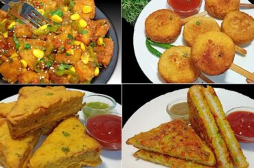 5 Minutes Bread Snacks Recipes | Easy Snacks Recipes | New Recipe | Evening Snacks Recipes