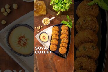 Soya Cutlet | Veg Starter | Healthy Snacks Recipes #shorts #soyacutlet #starter
