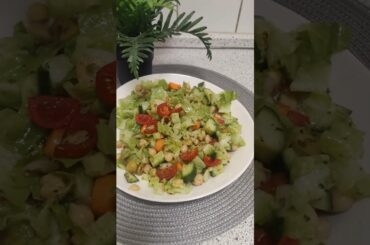 High protein Chickpea Salad(Plant-Based) #Healthy Salad Recipe for Vegetarian and Vegan Salad  #food