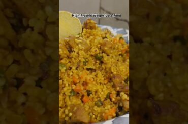 Weight Loss Recipe | High Protein Diet | Daliya Upma Recipe | #viralvideo #food #cooking #recipe #yt